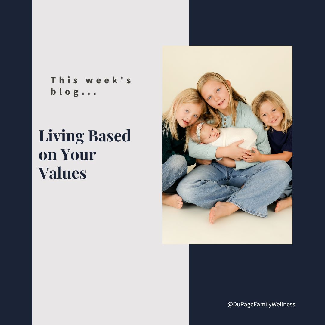 Living based on your values blog cover