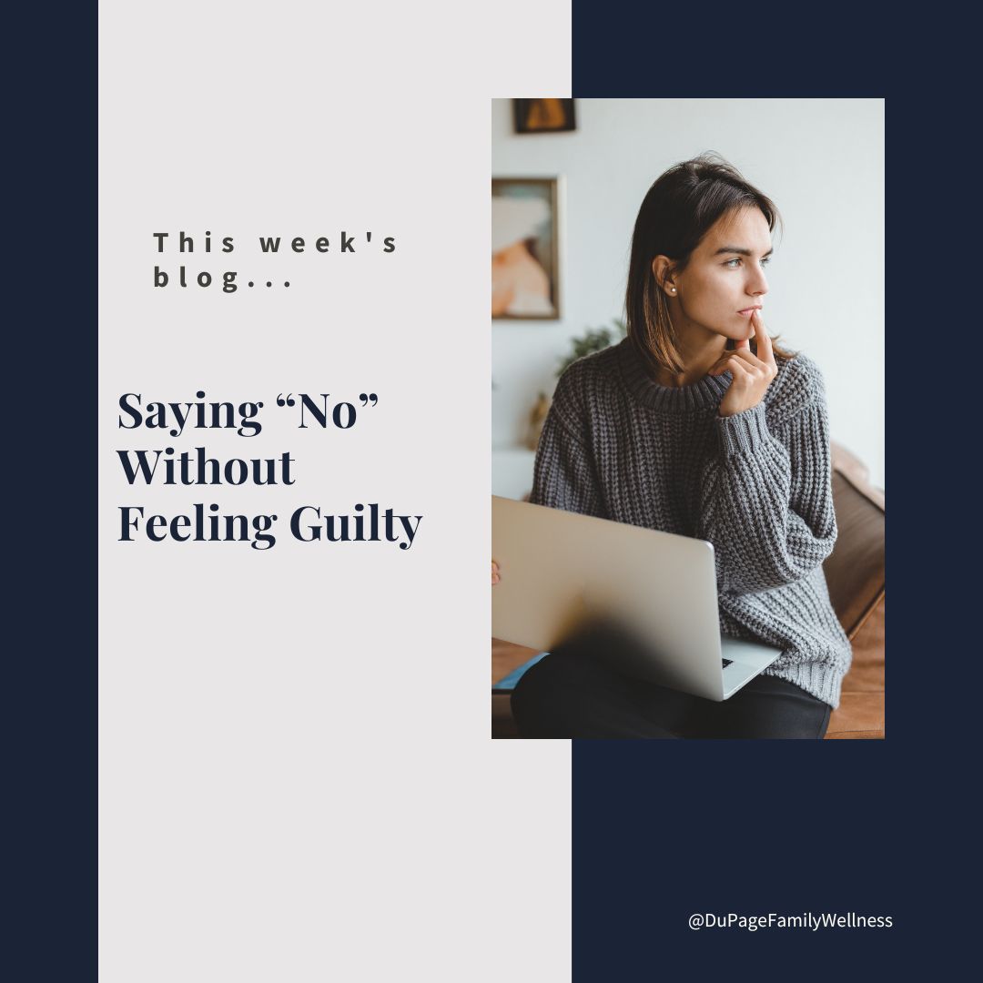 saying no without feeling guilty